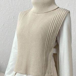 Turtleneck Sweater Vest WITHOUT BLOUSE